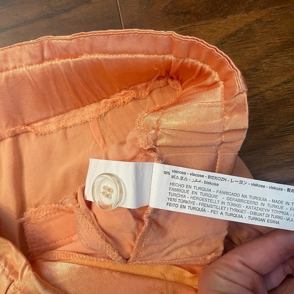 Zara High Waisted Viscose Pants Size M - Picture 4 of 5